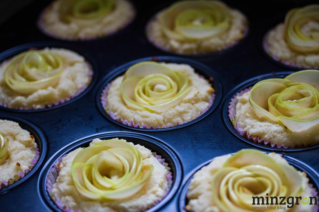 Goodbye Summer: Apfel-Kokos Muffins - minzgrün