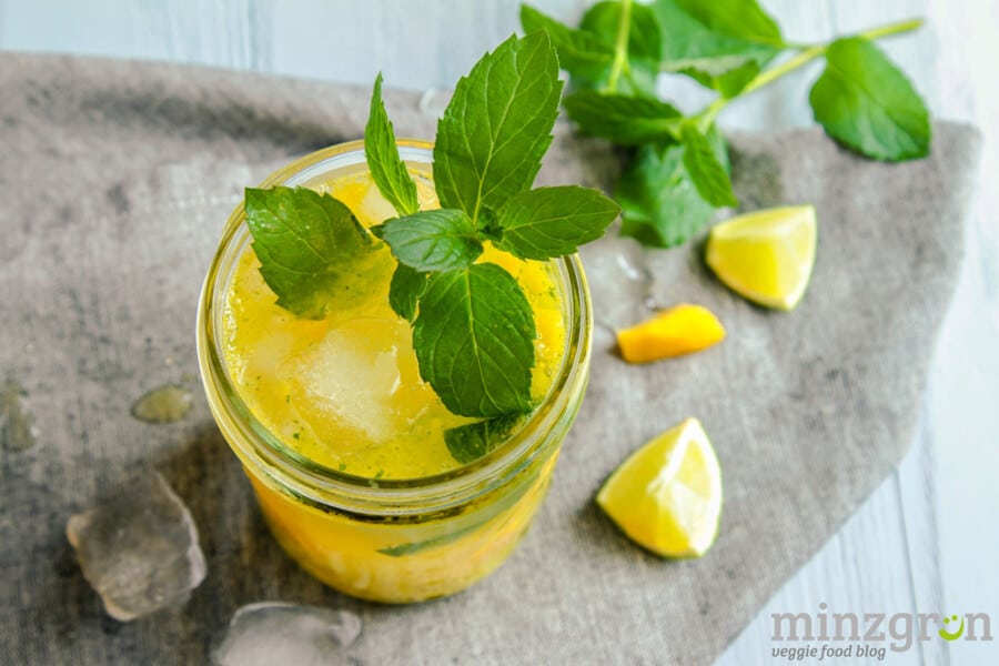alkoholfreier Mango-Mojito
